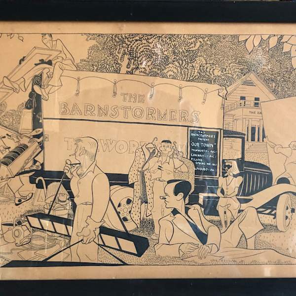 The Barnstormers by Al Hirschfeld, Image 1.