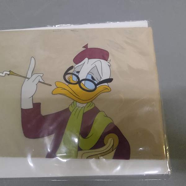 Donald Duck Production Cel by Disney Animation, Image 1.