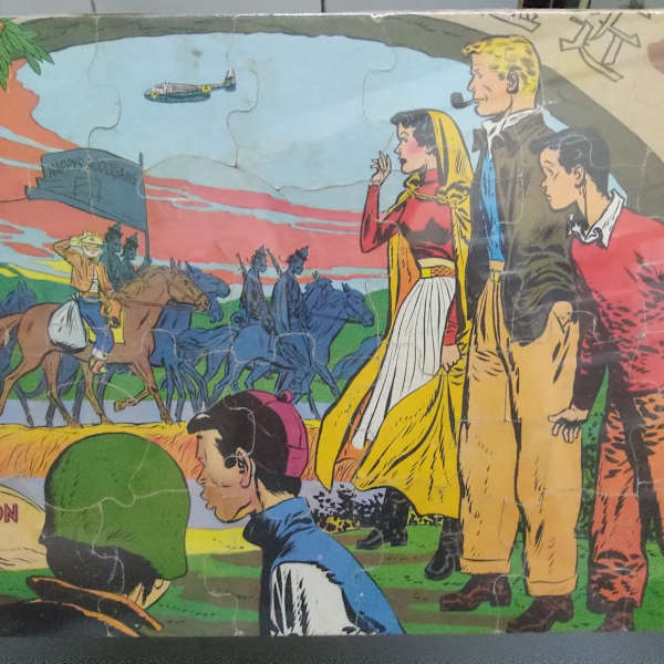 Steve Canyon In China puzzle by Milton Caniff, Image 1.