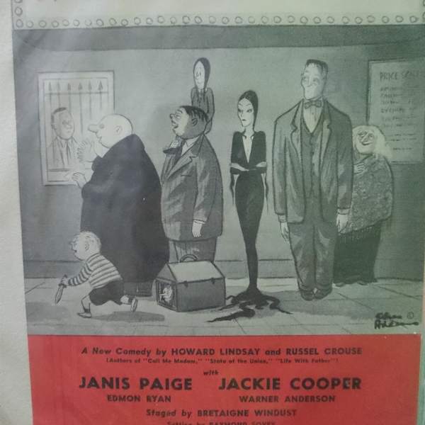 Remains To Be Seen advertisement by Charles Addams, Image 1.