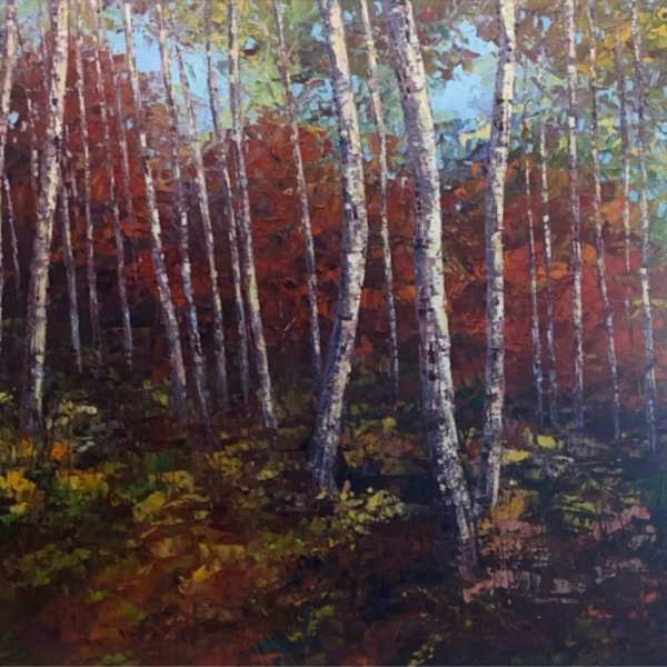 Aspen and Maples by Debra Clemente, Image 1.