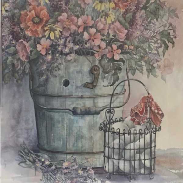Flower Basket by Kathleen Ledeker, Image 1.