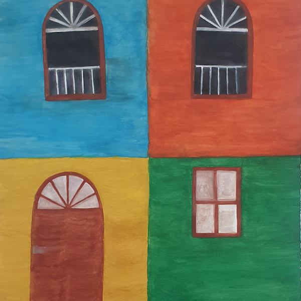 Fachada by Alfredo Volpi, Image 1.