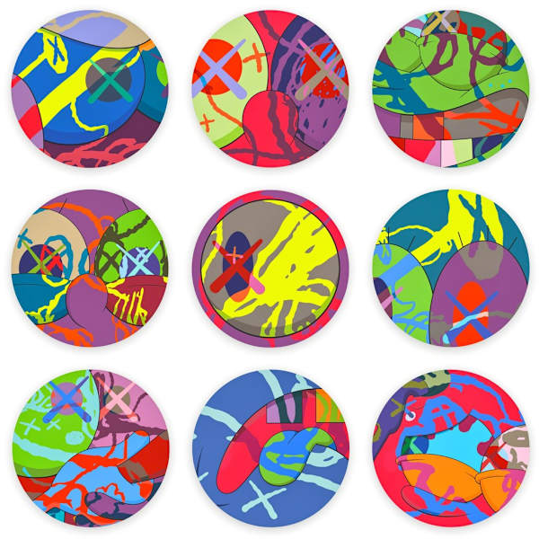 The News ( Nine works) by KAWS, Image 1.