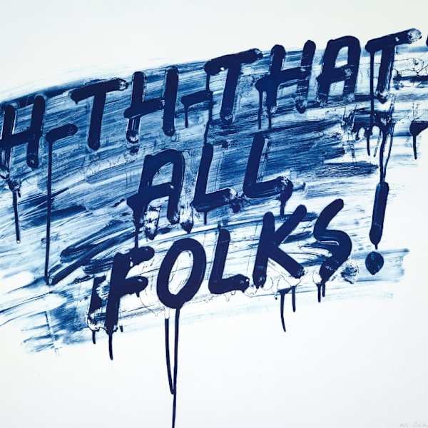 That's All Folks by Mel Bochner, Image 2.