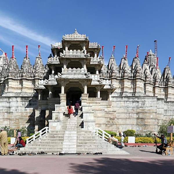 33. Dharna Vihara, a Chaturmukha temple by Rishabha, Ranakpur, Rajasthan, Image 1.