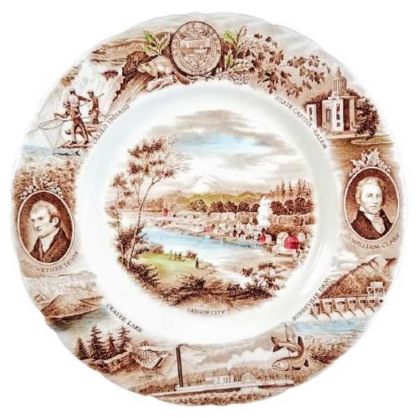 The Oregon Plate by Johnson Bros., Image 1.