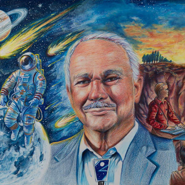 Residing Within the Stars: Eugene Shoemaker by Callie Lonowski, Image 2.