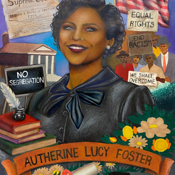 Autherine Lucy Foster by Laila Dubon, Image 1.