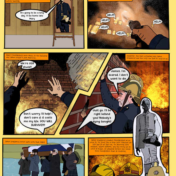 A Hero’s Sacrifice by Dante Matula, Image 1.