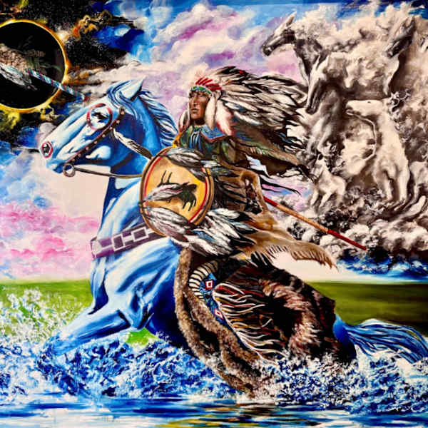 Hiawatha: Voice of the Great Peace by Margherita Rescigno, Image 1.