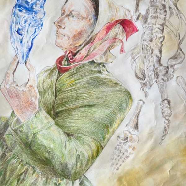 The Plesiosaur of Mary Anning by Sophie Zhao, Image 1.