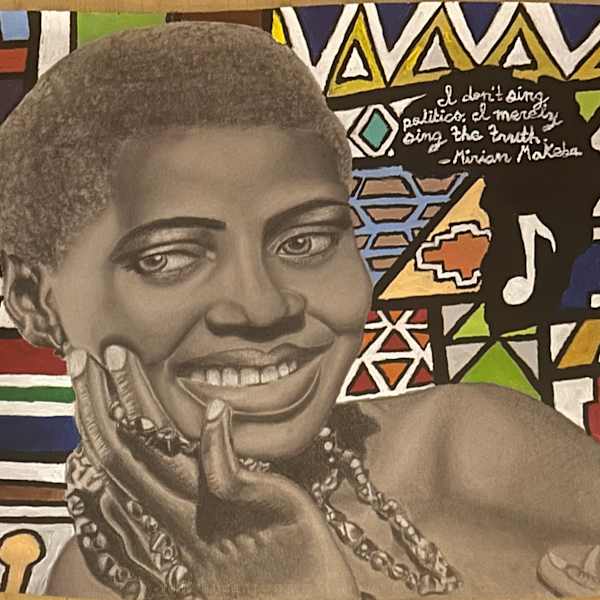 Unsung Hero "Miriam Makeba" by Adrian Rodgers, Image 1.
