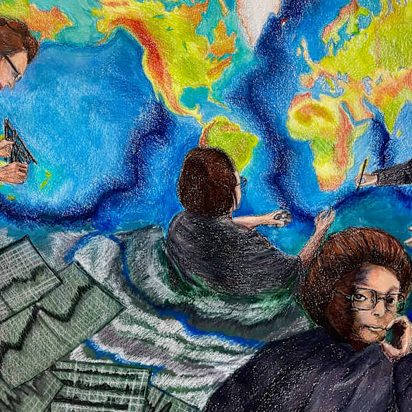 The Lady Behind the Map by Kayla Li, Image 1.