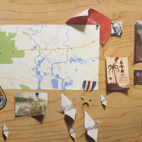 A Valentine Trompe l'oeil by Claire Fallon, Image 1.