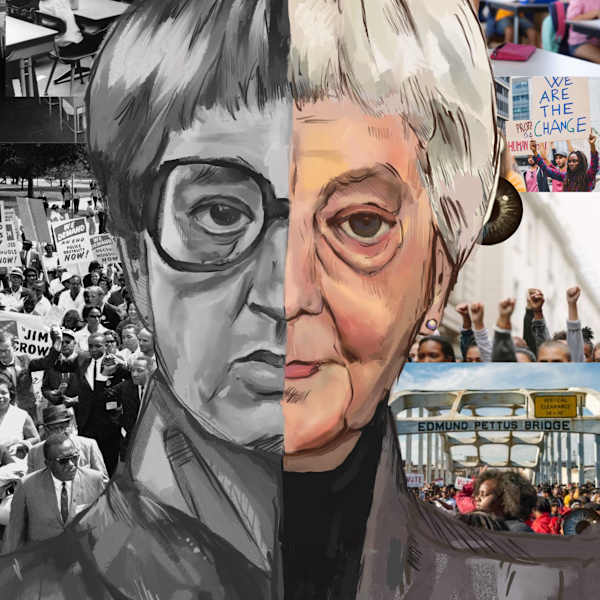 Reflection of Change: A Portrait of Jane Elliot by Kelise Yoakum, Image 1.
