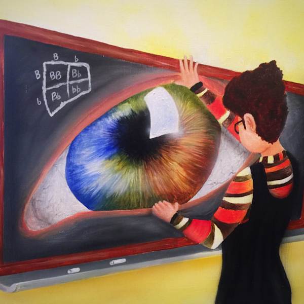Brown Eyes, Blue Eyes by Elle Hays, Image 1.