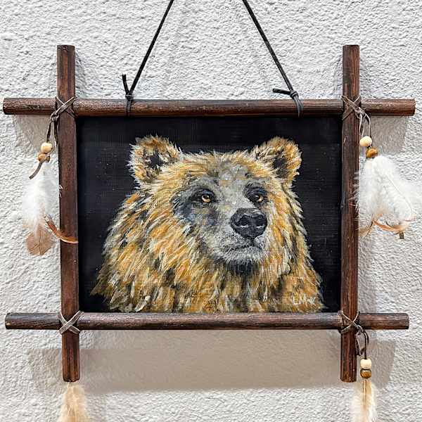 Bear with Feathers by Lucinda (Cindy) Merril, Image 2.