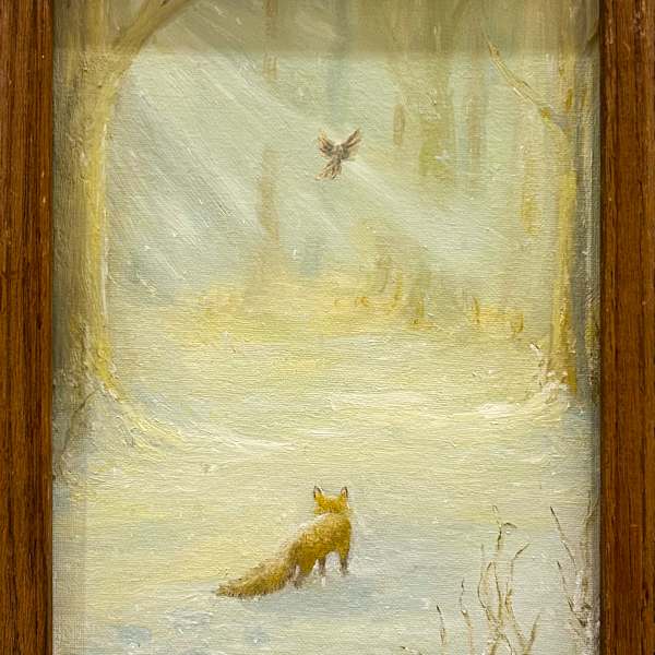 Fox in the Wintergold by Mazie Burnett, Image 16.