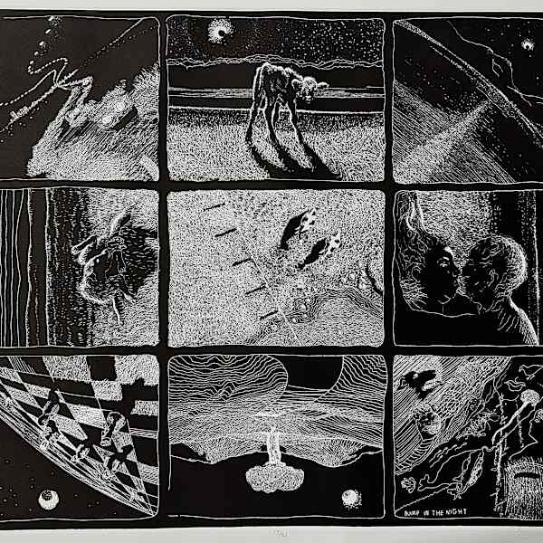 Bump in the Night 1986 by Joe Fafard (1942-2019), Image 6.