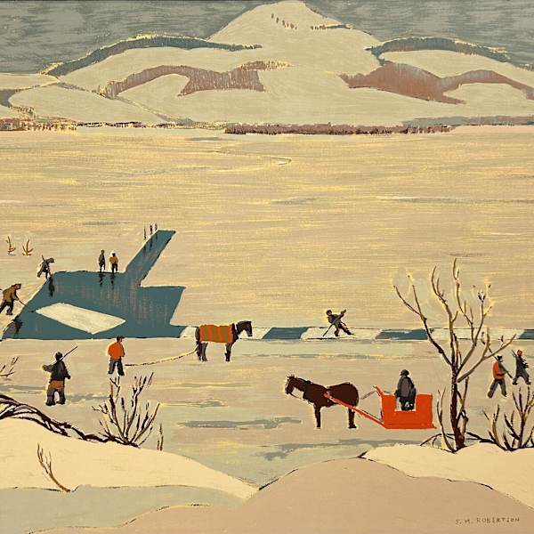 Ice Cutting by Sarah Margaret Robertson, Image 1.