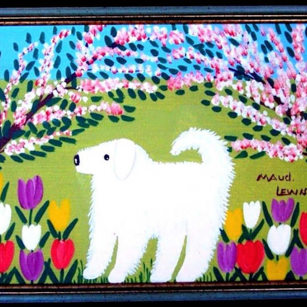 Snow by Maud Lewis, Image 1.
