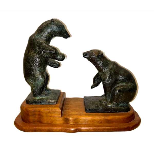 “Bears” by Leo Mol (1915-2009), Image 1.