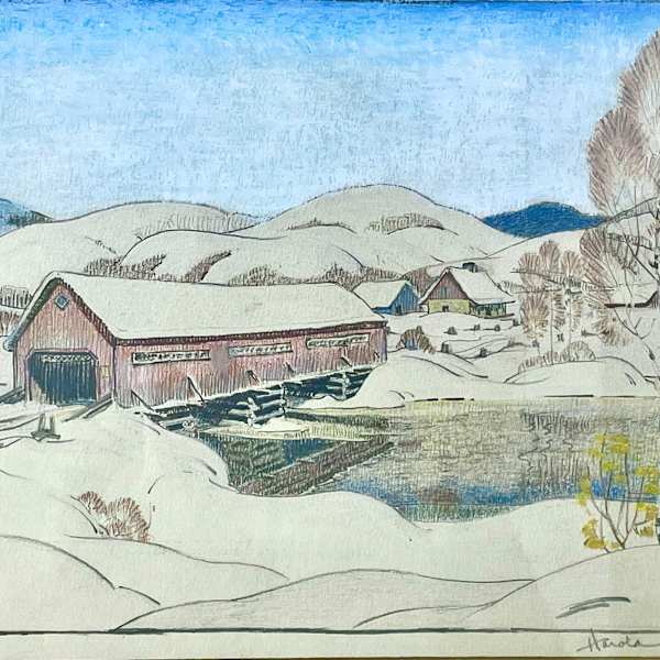 Covered Bridge by Harold Beament, Image 1.