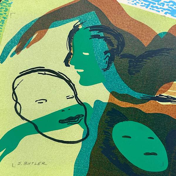 Screen Print by Sheila Butler (1938-) RCA, Image 1.