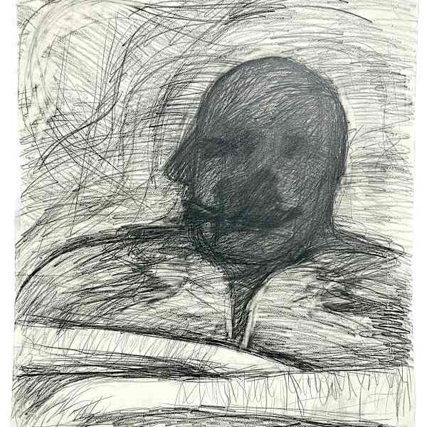 Pencil Drawing by Arnold Saper (1933-2019), Image 1.