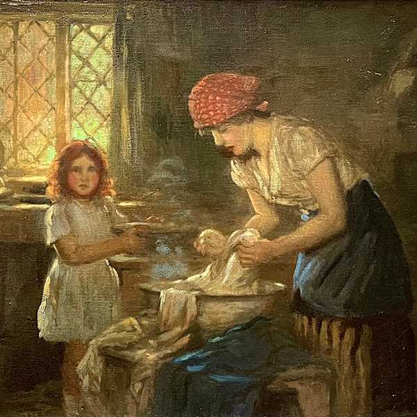 Washing Day by Arthur Winter-Shaw, Image 2.