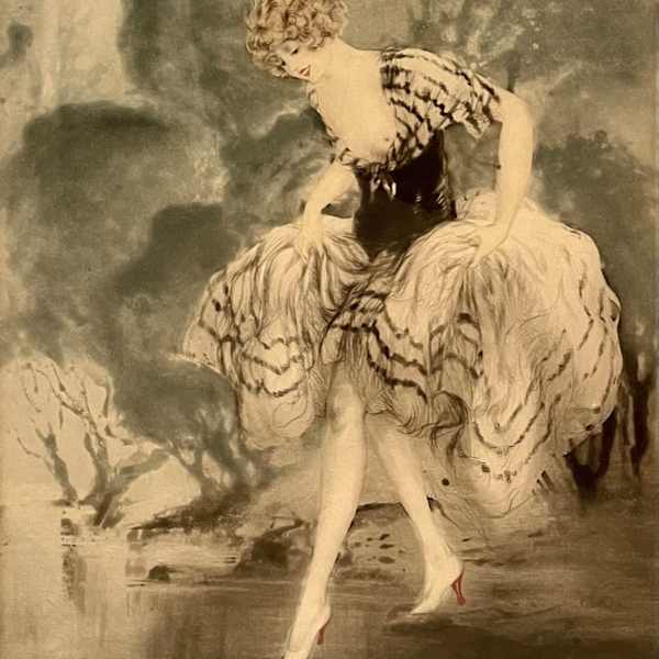 Crossing by Louis Icart, Image 1.