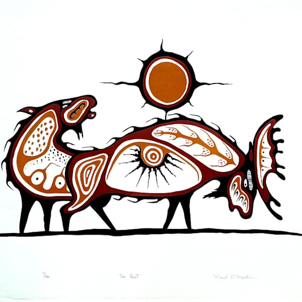 The Rest by Lloyd Kakepetum, Image 1.