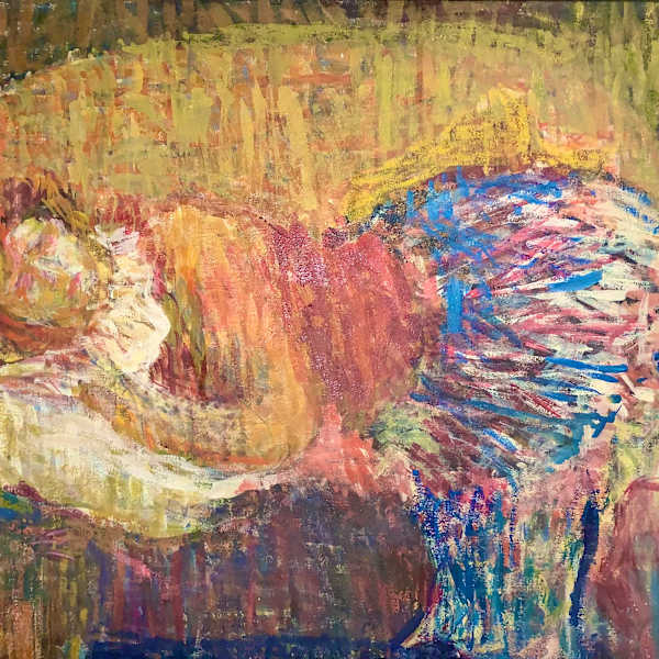 Woman in Red and Blue by Ivan Eyre, Image 2.