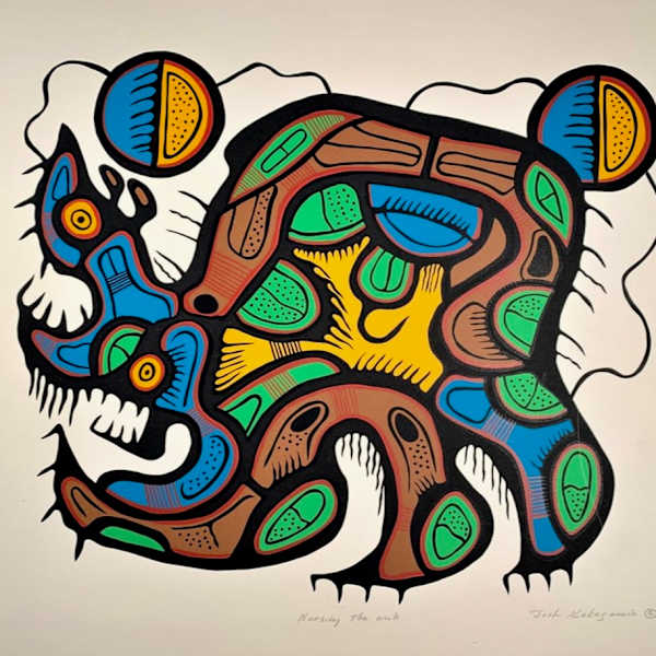 Nursing the Cub by Joshim Kakegamic, Image 1.