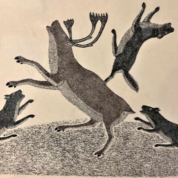 Caribou & Wolves by Soloman Karprik, Image 1.