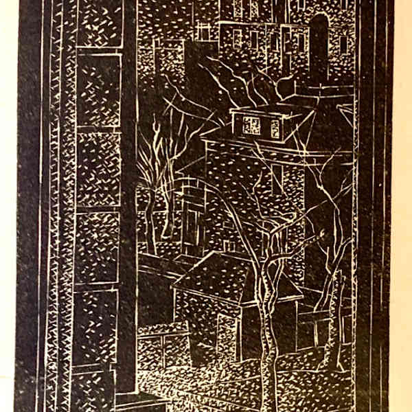 View from Window, Winnipeg by Lionel LeMoine Fitzgerald, Image 1.