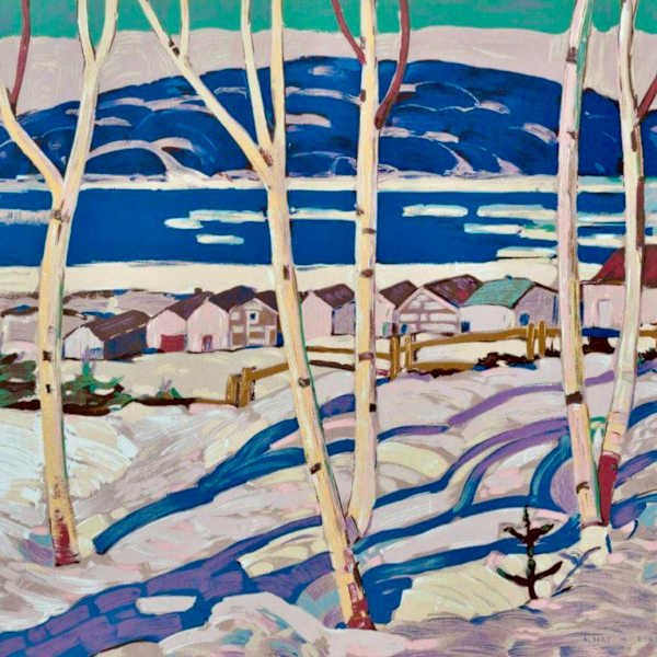 Village on the Laurentiens by Albert Robinson, Image 1.