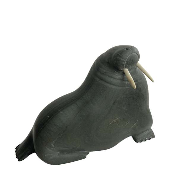Soapstone Sculpture by Johnny Kavik, Image 1.