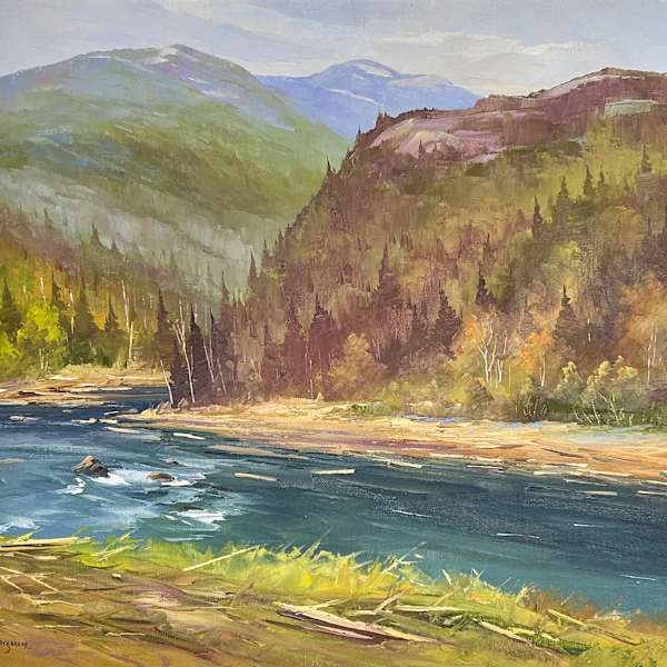 River in Quebec by Christian Bergeran, Image 2.