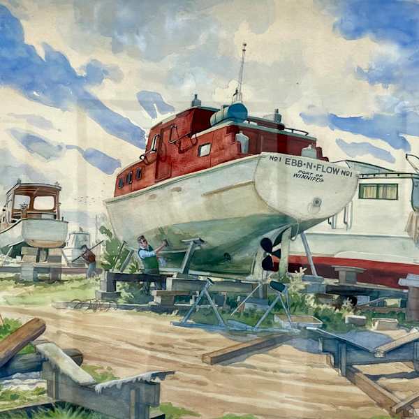 Watercolour by Barbara Cook Endres (1922 - 2010), Image 1.