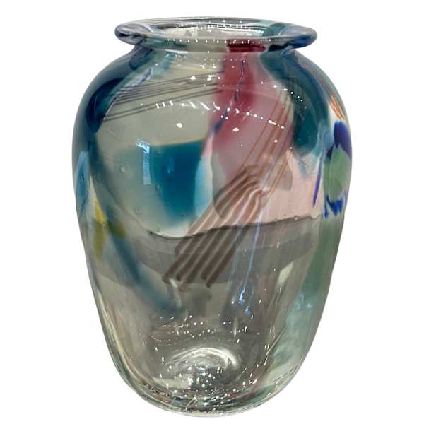 1987 Glass Vase  #7273 by Ione Thorkelsson, Image 7.
