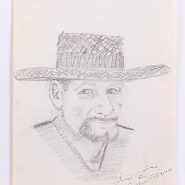 Man With Hat by William "Bill" Sheppard, Image 4.
