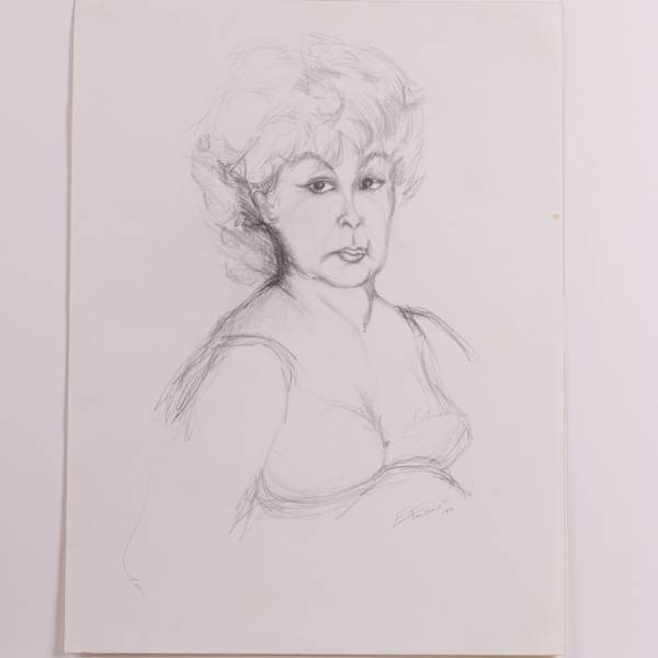 Title Unknown (Self Portrait) by Edith Talbert, Image 1.
