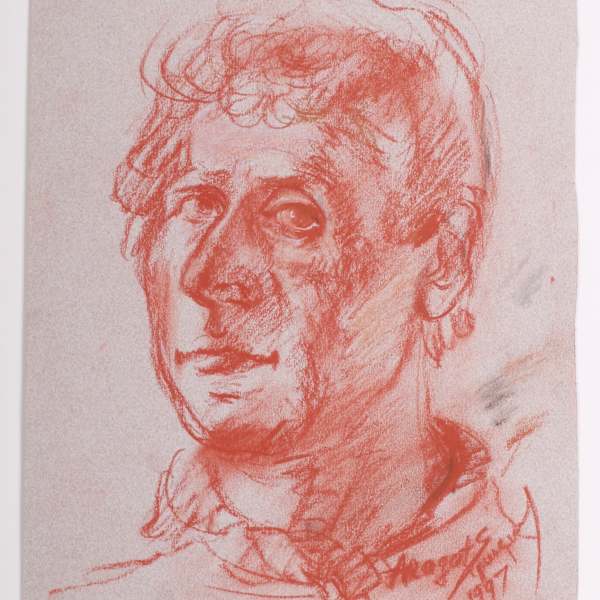 Title Unknown (Self Portrait) by Aragats Kalachian, Image 1.