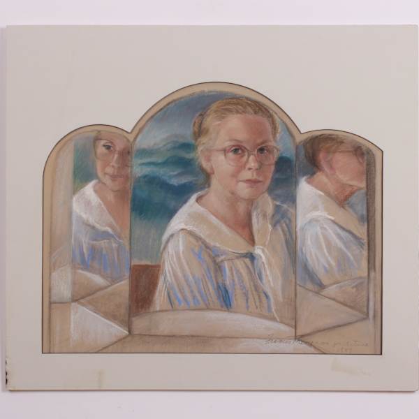 Title Unknown (Self Portrait) by Frances Thompson, Image 1.