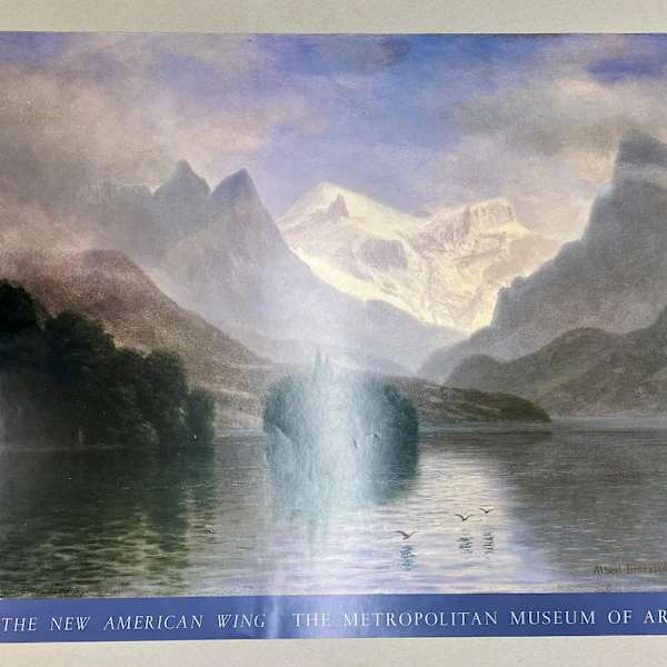 New American Wing Poster by Albert Bierstadt, Image 1.