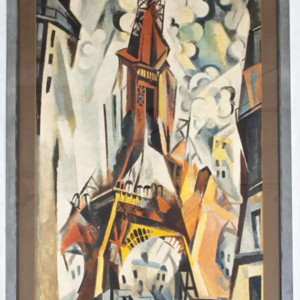 La Tour Eiffel 1910 by Robert Delaunay, Image 2.