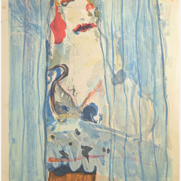 Lady between curtains by Kees Van Bohemen, Image 2.
