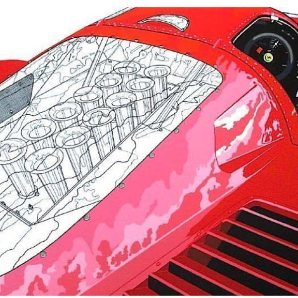 Ferrari Le Mans 1970 V12 by Michel Raimon, Image 1.